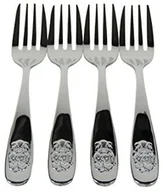 Sztućce dla dzieci - Viva Haushaltswaren Towary gospodarstwa domowego Viva widelca dla dzieci i 4 sztućce dla dzieci z chromu, z motywem pieska gospodarstwa domowego Viva # 38413 # #38413# - miniaturka - grafika 1