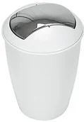 Kosze na śmieci - Spirella spirella 10.04264 kosz na śmieci Atlanta, 5 L, biały 10.16540 - miniaturka - grafika 1