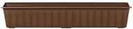 Donice - Prosperplast Skrzynka balkonowa Agro 80 cm brązowa - miniaturka - grafika 1