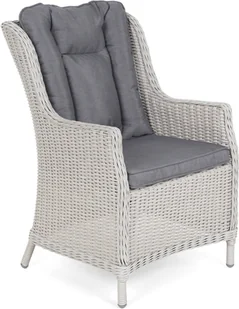 HOME & GARDEN Meble ogrodowe technorattanowe Bristol 230 cm White / Grey 8+1 490754 - Meble ogrodowe - miniaturka - grafika 5