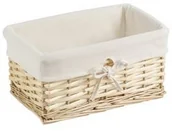 Kosze wiklinowe - Corsan Kosz wiklinowy naturalny 715S 30x21x16 cm 715S - miniaturka - grafika 1