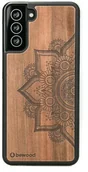 Etui i futerały do telefonów - Bewood Drewniane etui Samsung Galaxy S21 FE Mandala Jabłoń BWD09120 - miniaturka - grafika 1