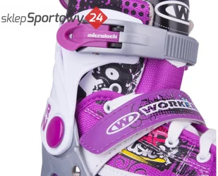 Worker ŁYŻWOROLKI 2W1 ARON BIAŁ ROZM L 40-43 7095-L - Rolki - miniaturka - grafika 8