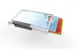 Durable Etui na 3 karty plastikowe z mechanizmem wysuwającym 10 szt. 8920-19 - Artykuły biurowe - miniaturka - grafika 6