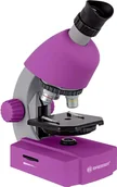 Mikroskopy i lupy - Bresser Mikroskop 40x-640x Lilac Microscope 8851300GSF000 - miniaturka - grafika 1