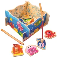 Układanki dla dzieci - Bino Gra magnetyczna Podwodny świat 82795 - miniaturka - grafika 1