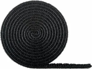 goobay Organizer kabli opaska na rzep 1m czarna Goobay AKGB70360 - Pozostałe akcesoria sieciowe - miniaturka - grafika 2