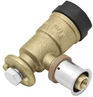 Akcesoria hydrauliczne - KAN-therm Podejście do baterii PRESS 20x2 G1/2" wer. długa z (korkiem i śrubką) HAL710 - miniaturka - grafika 1