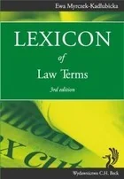 Myrczek-Kadłubicka Ewa Lexicon of law terms - mamy na stanie, wyślemy natychmiast - Encyklopedie i leksykony - miniaturka - grafika 2