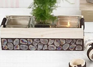 Creativ Drewniana skrzynka otwarta - zestaw 3 sztuk 57697 - Decoupage - miniaturka - grafika 2