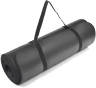 Maty do ćwiczeń - ProFit Mata Pro NBR 180x60x1,5 cm czarna DK 2264 BLACK - miniaturka - grafika 1