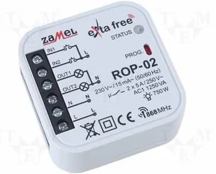 Zamel Sp. z o.o. RADIOWY Odbiornik DOPUSZKOWY 2-KANAŁOWY TYP: ROP-02 EXF10000050 - Inne akcesoria elektryczne - miniaturka - grafika 3