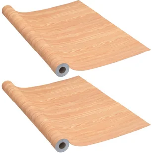 VidaXL Lumarko Okleina samoprzylepna na drzwi, 2 szt., klon, 210x90 cm, PVC! 326138 VidaXL - Okleiny - miniaturka - grafika 2