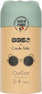 KiETLA Okulary przeciwsłoneczne OURS'ON 2-4 lata Almond Green Ki ET LA OU3SUNALMOND - Okulary dla dzieci - miniaturka - grafika 2
