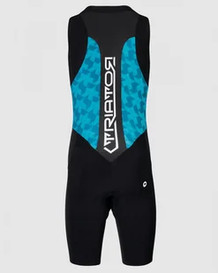 ASSOS ASSOS Strój triathlonowy męski TRIATOR NS SPEEDSUIT Adamant Blue - Bielizna sportowa męska - miniaturka - grafika 6