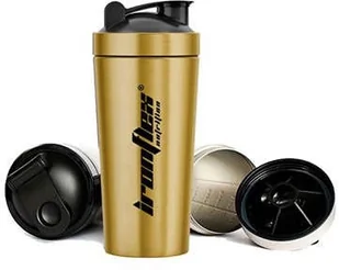 IRONFLEX IRONFLEX Shaker Steel  750ml Black - Shakery i bidony sportowe - miniaturka - grafika 3