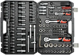 Yato Zestaw kluczy nasadowych 1/2 1/4 3/8 173szt - Klucze i nasadki - miniaturka - grafika 2