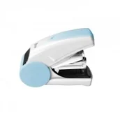 Zszywacze biurowe - TETIS Zszywacz mini do 20 kartek niebiesko-biały TET098 - miniaturka - grafika 1