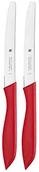 Noże kuchenne - WMF 1896475100 Nóż Vesper 2-częściowy, tworzywo sztuczne, czerwony, 20 x 20 x 30 cm, 2 jednostek 1896475100 - miniaturka - grafika 1