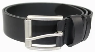 Arucce (PL) Pasek Męski Skórzany ARUCCE (PL) Skóra Licowa EXTRA 40 mm CZARNY Gładki Klamra Tradycyjna (Z ROLKĄ) - Paski - miniaturka - grafika 6