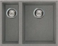 Zlewozmywaki - Elleci Quadra 150 (podwieszany) 73 Titanium - miniaturka - grafika 1