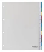 Przekładki do segregatorów - DURABLE Przekładki do segregatora A4 10 stron przezroczyste 6831-19 - miniaturka - grafika 1