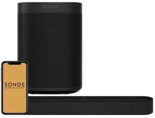 SONOS Beam + One Gen2 Czarny - Głośniki i kolumny - miniaturka - grafika 2