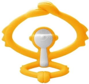 Mombella ŻÓŁTA MAŁPKA silikonowy gryzak Mombella MO P8081-3 - Gryzaki dla dzieci - miniaturka - grafika 2