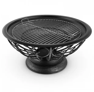 Blumfeldt Blumfeldt Tulip Misa paleniskowa 75cm Grill Osłona przed iskrami Stal oksydowana GDI3-Tulip - Paleniska ogrodowe - miniaturka - grafika 7