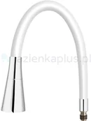 Wylewki do baterii - Ferro Elastico II wylewka do baterii biały W101WB - miniaturka - grafika 1