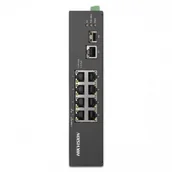 Switche - HIKVISION Switch PoE DS-3T0310HP-E/HS 8-portowy DS-3T0310HP-E/HS - miniaturka - grafika 1