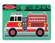 Melissa & Doug Puzzle dźwiękowe - Remiza strażacka 10736 - Układanki dla dzieci - miniaturka - grafika 4