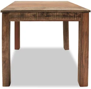 vidaXL Stół do jadalni, lite drewno z recyklingu, 82x80x76 cm - Stoły - miniaturka - grafika 5