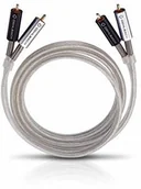 Kable - Oehlbach Silver Express pierwszorzędny zestaw kabli cinch stereo do odtwarzacza CD i wzmacniacza 2m srebro - miniaturka - grafika 1