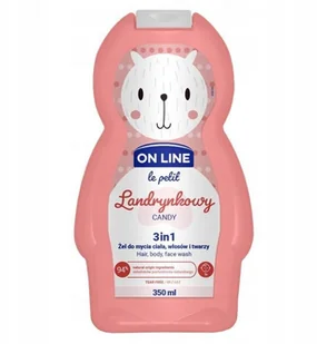 On Line LE PETIT ŻEL 3W1 DLA DZIECI 350ML LANDRYNKOWY - Kosmetyki kąpielowe dla dzieci - miniaturka - grafika 2