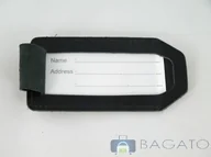 Torby podróżne - Travelite Identyfikator zawieszka do walizki 10 SKÓRA 010 czarny - miniaturka - grafika 1