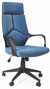 Fotel biurowy, krzesło biurowe VOYAGER fotel gabinetowy czarny / niebieski V-CH-VOYAGER-FOT-NIEBIESKI - Fotele i krzesła biurowe - miniaturka - grafika 7