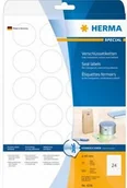 Folie do drukarek - Herma Verschlussetiketten transparent 40 mm Folie 600 St. - 4236 - miniaturka - grafika 1