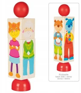 Goki puzzle rotujące 57427 - Układanki dla dzieci - miniaturka - grafika 2