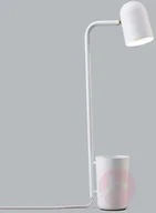 Lampy stojące - NORTHERN Designerska lampa biurkowa Buddy, biała - miniaturka - grafika 1