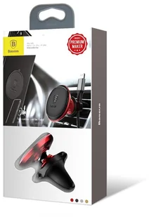 Baseus uchwyt samochodowy magnetyczny z klipsem na kabel czerwony - Uchwyty samochodowe do telefonów - miniaturka - grafika 11