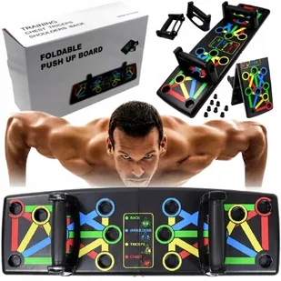 Deska Uchwyty Do Pompek Ćwiczeń Pompki Push 14w1 - Pozostały sprzęt i akcesoria do ćwiczeń - miniaturka - grafika 2