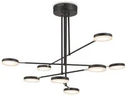 Lampy sufitowe - Maytoni Maytoni lampa wisząca LED Fad 48W 2300lm 3000K czarna MOD070PL-L48B3K MOD070PL-L48B3K - miniaturka - grafika 1