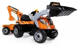 Smoby Traktor koparka na pedały MAX - Jeździki dla dzieci - miniaturka - grafika 5