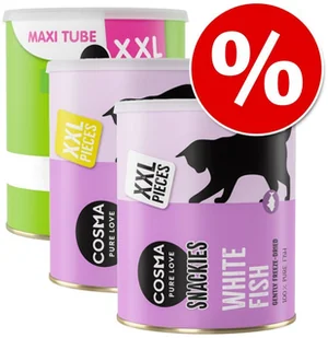 Cosma snackies XXL Maxi Tube Przysmak liofilizowany, łosoś - 150 g - Suplementy i witaminy dla kotów - miniaturka - grafika 2