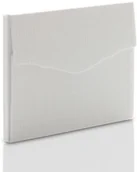 Teczki i skoroszyty - Teczka biała z ryflowanej tektury na zdjęcia 13x18 bez rzepa - miniaturka - grafika 1