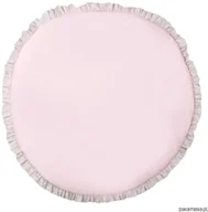 Maty edukacyjne - Mata do zabawy różowa z falbanką - miniaturka - grafika 1