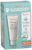 Zestawy kosmetyków damskich - Avene Cleanance Hydra promycjny zestaw krem łagodzący 40 ml + Cicalfate regenerujący balsam do ust 10 ml GRATIS! - miniaturka - grafika 1