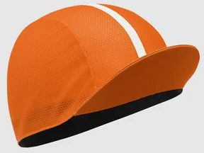 Assos Czapeczka kolarska CAP Droid Orange - Pozostała odzież dla rowerzystów - miniaturka - grafika 2