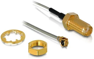 Delock Kabel antenowy SMA - MHF(I-PEX) F/F U.FL-LP-068 20cm (HA-FR6-R-E) - Kable - miniaturka - grafika 2